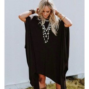 NWT - Three Bird Nest - The Wren Tunic - One Size - Black